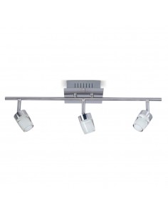 Dabor Brest-3     Aplique Led 3 X 5w C/tulipa De Vidrio Cristal